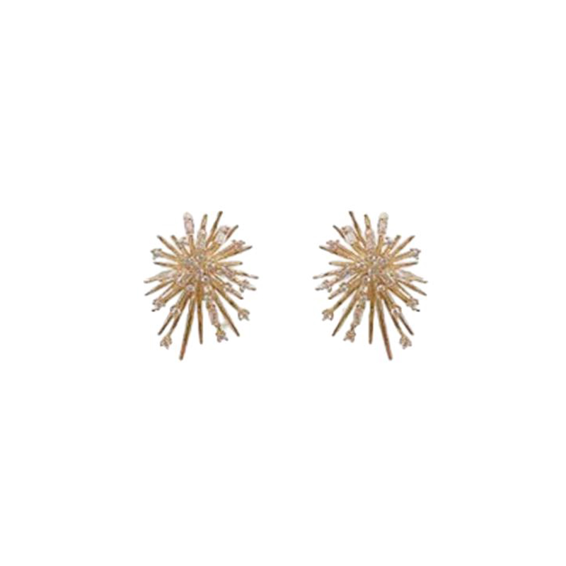 Fireworks Earrings Unique Stud Earrings