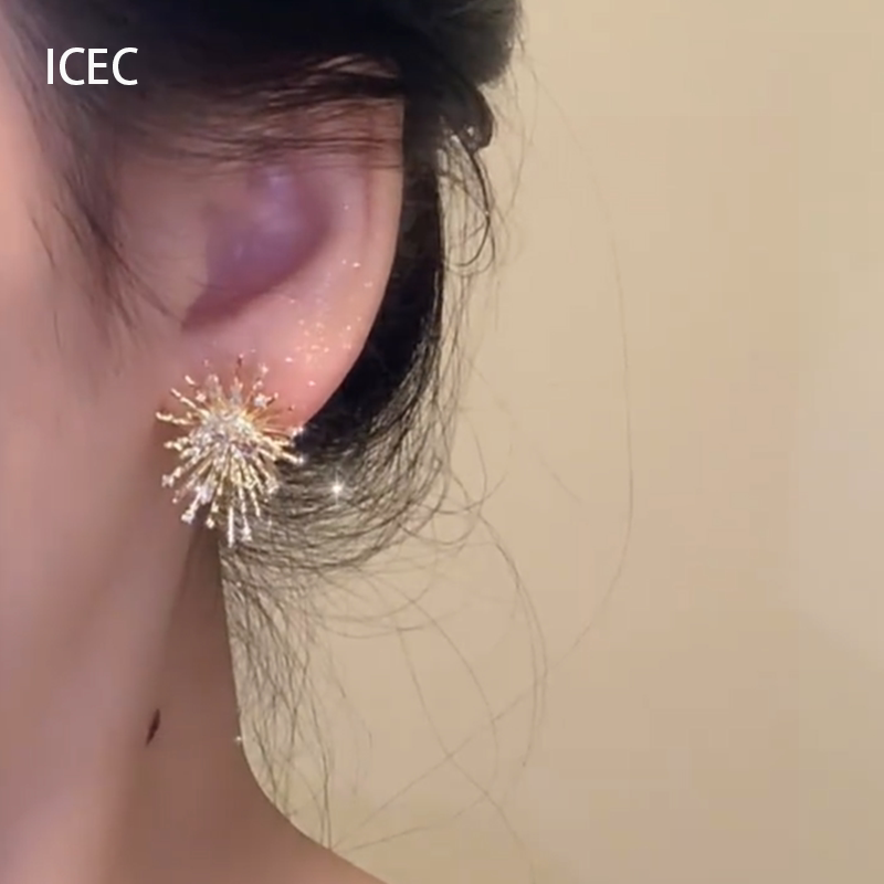 Fireworks Earrings Unique Stud Earrings