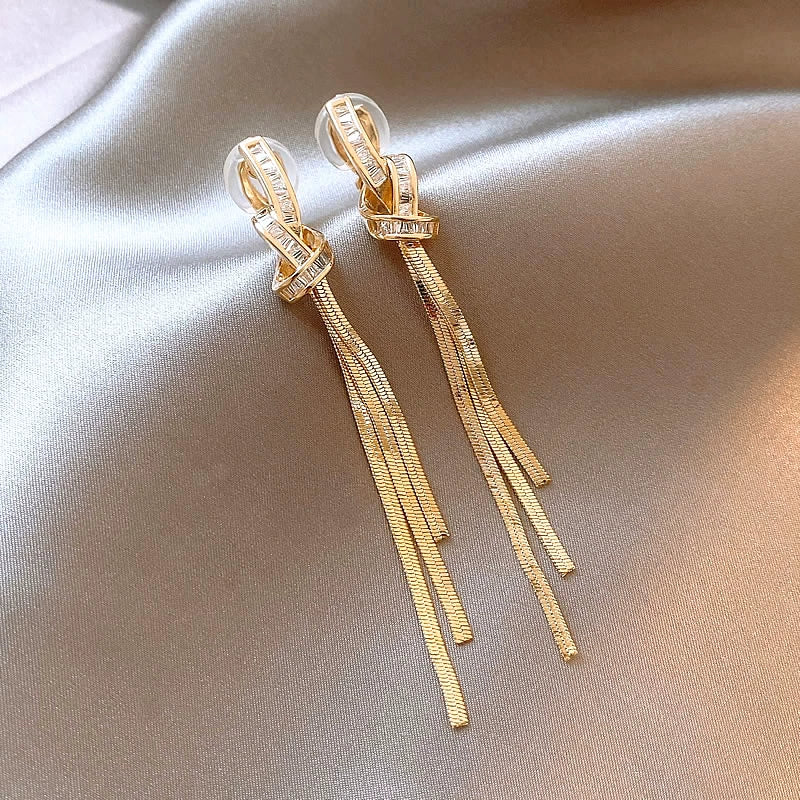 Accessible Luxury Female Fancy Best Selling Elegant Tassel Earrings
