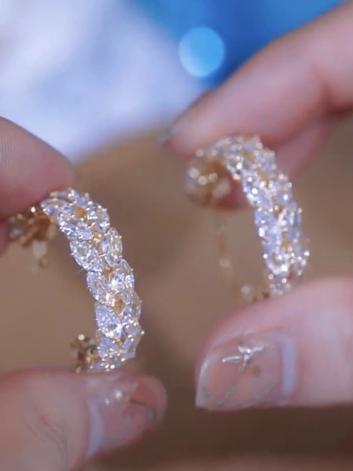 Accessible Luxury Non-Fading Anti-Allergic Chinese Style Wheat Earrings