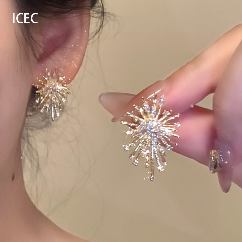 Fireworks Earrings Unique Stud Earrings