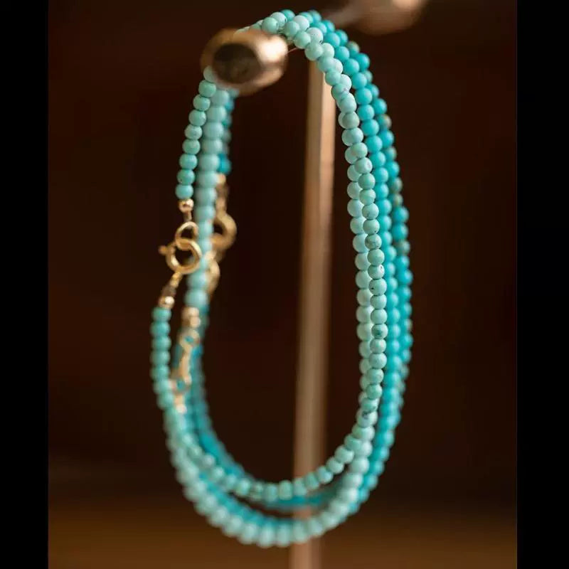 Crafts New Arrival Extremely Fine Women's Small Bead Chinese Ancient Style Bracelet