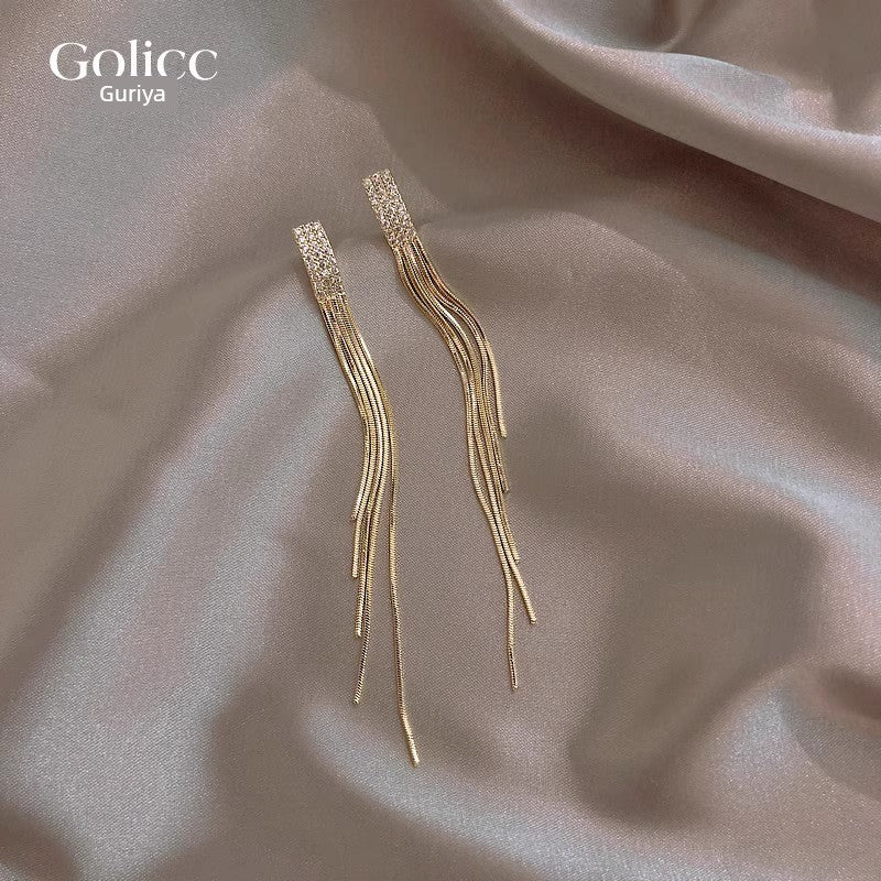 Accessible Luxury Female Fancy Best Selling Elegant Tassel Earrings